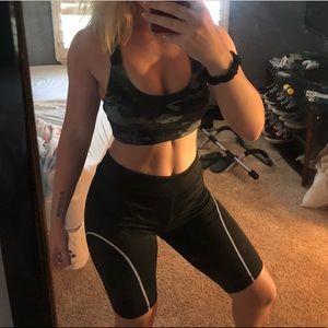 Camo sports bra